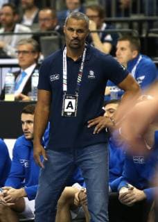 Handball WM, Brasilien - Frankreich Trainer Didier Dinart (Frankreich) beim Spiel Brasilien gegen Frankreich der Handball- WM 2019 der Maenner am 11.01.2019 in der Mercedes-Benz Arena in Berlin Handball - WM 2019 - Gruppe A - Brasilien - Frankreich
