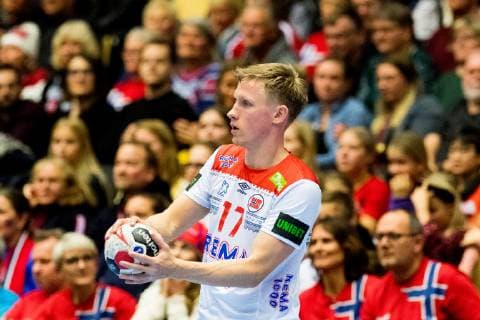 Handball WM, Tunesien - Norwegen 190111 Magnus Jondal of Norway during the 2019 IHF World Championship WM Weltmeisterschaft match between Tunisia and Norway on January 11, 2019 in Herning. Photo: Jon Olav Nesvold BILDBYRN kod JE 160394 Copyright: JONxOLAVxNESVOLD BB190111JE126