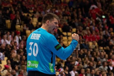 Handball WM, Tunesien - Norwegen Handball-WM Tunesien - Norwegen am 11.01.2019 in der Jyske Bank Boxen in Herning Torbjorn S. BERGERUD ( Norwegen )