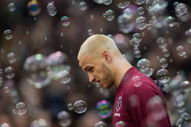 Sport Themen der Woche KW02 Sport Bilder des Tages Marko Arnautovic of West Ham United during the Premier League match at the London Stadium, London. Picture date: 12th January 2019. Picture credit should read: Craig Mercer Sportimage EDITORIAL USE ONLY. No use with unauthorised audio, video, data, fixture lists, club league logos or live services. Online in-match use limited to 120 images, no video emulation. No use in betting, games or single club league player publications. C77R0959.CR2