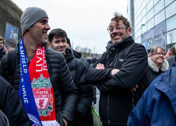 Sport Themen der Woche KW02 Sport Bilder des Tages Jurgen Klopp lookalike waits for the team coach to arrive during the Premier League match between Brighton and Hove Albion and Liverpool at the AMEX Community Stadium, Brighton and Hove, England on 12 January 2019. Copyright: xLiamxMcAvoyx 22540001