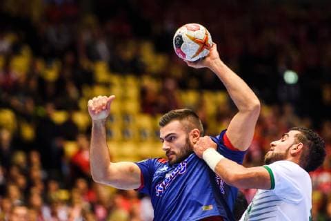 Handball WM, Norwegen - Saudi-Arabien 190112 Eivind Tangen of Norway during the IHF World Handball Championship match between Norway and Saudi Arabia on January 12, 2019 in Herning. Photo: Jon Olav Nesvold BILDBYRN kod JE 160396 Copyright: JONxOLAVxNESVOLD BB190112JE064