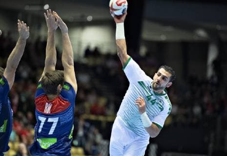 Handball WM, Norwegen - Saudi-Arabien Mahdi Alsalem of Saudi Arabia during the men s IHF Handball World Championship WM Weltmeisterschaft Group C match between Norway and Saudi Arabia in Herning, Denmark, Saturday, Jan. 12, 2019. , Herning Jylland Denmark Copyright: HenningxBagger HenningxBaggerx COP110 spdk20190112-181040-L
