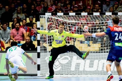 Handball WM, Norwegen - Saudi-Arabien 190112 Goalkeeper Espen Christensen of Norway during the IHF World Handball Championship match between Norway and Saudi Arabia on January 12, 2019 in Herning. Photo: Jon Olav Nesvold BILDBYRN kod JE 160396 Copyright: JONxOLAVxNESVOLD BB190112JE083