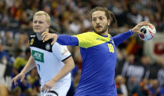 Handball WM, Deutschland - Brasilien Fabio Chiuffa (Brasilien) beim Spiel Deutschland gegen Brasilien der Handball- WM 2019 der Maenner am 12.01.2019 in der Mercedes-Benz Arena in Berlin Handball - WM 2019 - Gruppe A - Deutschland - Brasilien