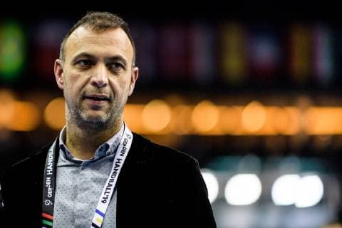 Deutschland vs Brasilien, Handball Weltmeisterschaft 2019, 12.01.2019 Bob Hanning beim Spiel zwischen Deutschland und Brasilien bei der Handball Weltmeisterschaft in Berlin am 12.01.2019, , Berlin BER Germany Mercedes-Benz-Arena