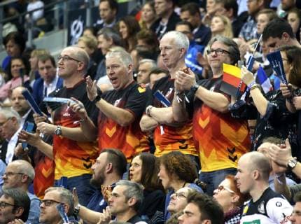GER, Germany vs. Brazil 12.01.2019, Mercedes Benz Arena, Berlin, GER, Germany vs. Brazil, im Bild Zuschauer, Besucher, deutsche Fans