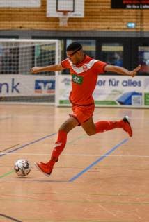 Jamil Siebert (Fortuna Düsseldorf). Deutschland, Gaildorf, 12.01.2019, Jugendfussball, 30.Int. U17 U 17 Hallenfussballturnier: Jugend Euro Cup 2019, Sporthalle