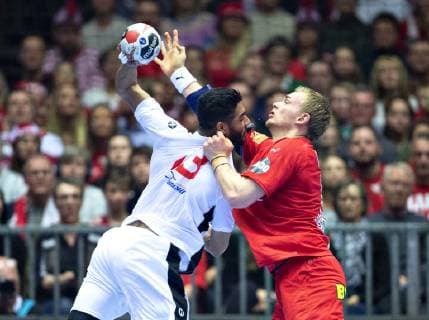 Handball WM, Dänemark - Tunesien Rene Toft Hansen of Denmark during the men s IHF Handball World Championship WM Weltmeisterschaft Group C match between Denmark and Tunisia in Herning, Denmark, Saturday, Jan. 12, 2019.. , Herning Jylland Denmark Copyright: HenningxBagger HenningxBaggerx COP101 spdk20190112-210556-L
