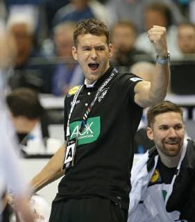12.01.2019, Handball IHF Weltmeisterschaft Dänemark und Deutschland 2019, Vorrunde, Gruppe A, Deutschland - Brasilien, in der Mercedes-Benz Arena Berlin. Bundestrainer Christian Prokop (Deutschland) jubelt