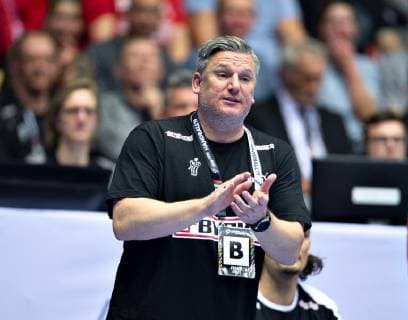 Handball WM, Dänemark - Tunesien coach Nikolaj Jacobsen of Denmark during the men s IHF Handball World Championship WM Weltmeisterschaft Group C match between Denmark and Tunisia in Herning, Denmark, Saturday, Jan. 12, 2019.. , Herning Jylland Denmark Copyright: HenningxBagger HenningxBaggerx COP101 spdk20190112-220759-L