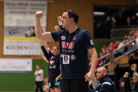 Mike Leibssle (SG H2Ku Herrenberg Kuties Chef-Trainer), SG H2Ku Herrenberg Kuties vs. TSV Nord Harrislee, Handball, 2.Bundesliga, Frauen, HBF, Saison 18 19, 12.01.2019, SG H2Ku Herrenberg Kuties vs. TSV Nord Harrislee, Handball, 2.Bundesliga, Frauen, HBF, Saison 18 19, 12.01.2019 Herrenberg Copyright: xEIBNER WolfgangxFrankx EP_WFK