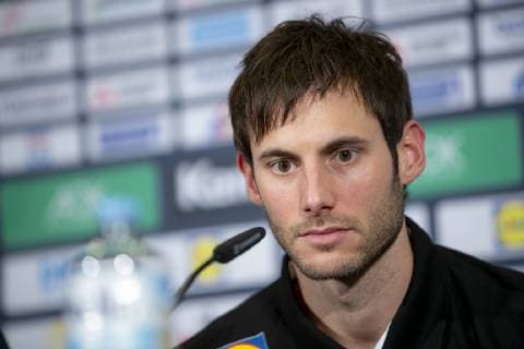 Uwe Gensheimer (Nr. 3, Deutschland) waehrend der Pressekonferenz. Pressekonferenz des DHB, Handball, IHF Handball Weltmeisterschaft, 13.01.19 Berlin Berlin Germany AOK Bundeszentrale Copyright: xAgentur54Gradx xFelixxKoenigx