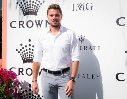 January 13, 2019 - Melbourne, AUSTRALIA - Stanislas Wawrinka of Switzerland on the red carpet of the Crown IMG Tennis Party ahead of the 2019 Australian Open Grand Slam tennis tournament 2019 Australian Open - 13 Jan - ZUMAa181 20190113_zaa_a181_059 Copyright: xAFP7x