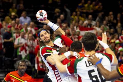 Handball WM, Ungarn - Angola 190113 Laszlo Nagy of Hungary during the IHF World Handball Championship match between Hungary and Angola on January 13, 2019 in Copenhagen. Photo: Ludvig Thunman BILDBYRN kod LT 35576 Copyright: LUDVIGxTHUNMAN BB190113LT012