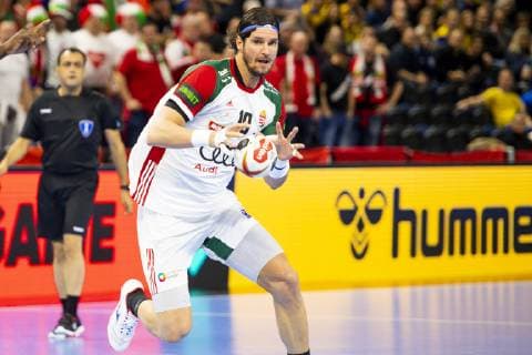 Sport Bilder des Tages Handball WM, Ungarn - Angola 190113 Laszlo Nagy of Hungary during the IHF World Handball Championship match between Hungary and Angola on January 13, 2019 in Copenhagen. Photo: Ludvig Thunman BILDBYRN kod LT 35576 Copyright: LUDVIGxTHUNMAN BB190113LT013