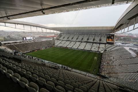 Corinthians x Santos SÃO PAULO, SP - 13.01.2019: CORINTHIANS X SANTOS - Arena Corinthians before the friendly between Corinthians and Santos held at the Corinthians Arena, East Zone of São Paulo. The teams prepare for the 2019 Paulista Championship. (Photo: Ricardo Moreira Fotoarena) x1663909x  RicardoxMoreira