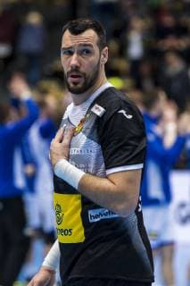 Muenchen, Deutschland 13. Januar 2019: WM 2019 Männer - Gruppe B - Spanien vs. Island Gedeon Guardiola (Spanien Rhein-Neckar Loewen) Muenchen Olympiahalle Bayern Deutschland