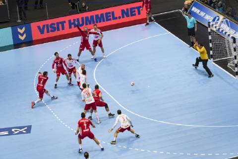 Handball WM 19, Vorrunde, Gruppe B, Begegnung: Kroatien - Mazedonien Olympiahalle Muenchen. 14.01.2019 Im Bild: k05Domagoj Duvnjak Â
