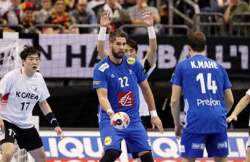 Luka Karabatic, Kentin Mahe Handball Weltmeisterschaft WM Herren Saison 2018 2019 14.01.2019 Frankreich FRA vs. Korea COR