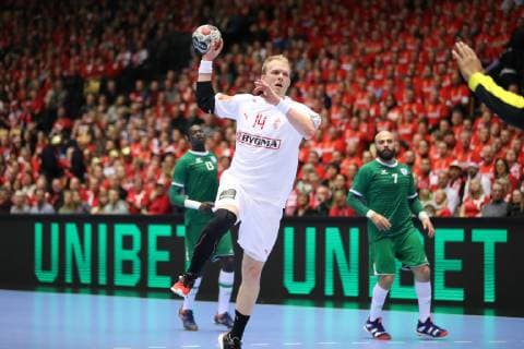 26th Mens Handball World Championship WM Weltmeisterschaft Daenemark vs Saudi-Arabien, 14.01.19 Anders Zachariassen (Daenemark, 14)