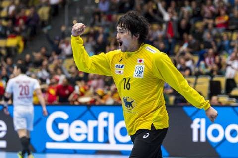 Muenchen, Deutschland 14. Januar 2019: WM 2019 Männer - Gruppe B - Spanien vs. Japan Akihito Kai (Japan) Muenchen Olympiahalle Bayern Deutschland