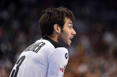 Uwe Gensheimer (Deutschland), Russland-Deutschland Russia-Germany IHF Handball Weltmeisterschaft 2019, Hanball World Championship WM Weltmeisterschaft 2019, Herren, Männer, Maenner, men, Handball, Deutschland, Germany, Vorrunde, Gruppe A, group A Berlin, 14.1.2019