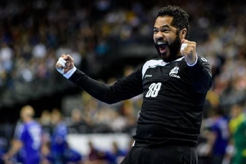 Russland vs Brasilien, Handball Weltmeisterschaft 2019, 15.01.2019 Cesar Algusto Almeida (BRA 89) beim Spiel zwischen Russland und Brasilien bei der Handball Weltmeisterschaft in Berlin am 15.01.2019, , Berlin BER Germany Mercedes-Benz-Arena