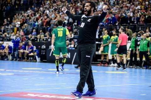 Russland vs Brasilien, Handball Weltmeisterschaft 2019, 15.01.2019 Cesar Algusto Almeida (BRA 89) beim Spiel zwischen Russland und Brasilien bei der Handball Weltmeisterschaft in Berlin am 15.01.2019, , Berlin BER Germany Mercedes-Benz-Arena