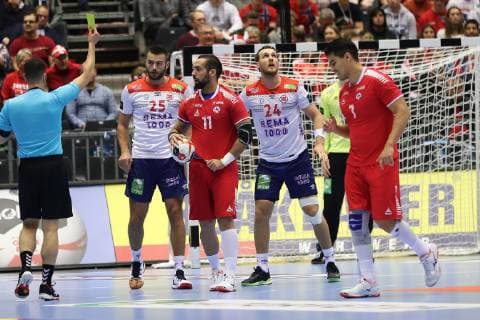 26th Mens Handball World Championship WM Weltmeisterschaft Norwegen vs Chile, 15.01.19 Chile im Angriff