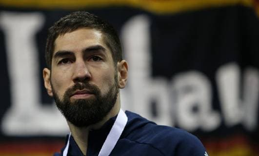 15.01.2019, Handball IHF Weltmeisterschaft Dänemark und Deutschland 2019, Vorrunde, Gruppe A, Deutschland - Frankreich, in der Mercedes-Benz Arena Berlin. Nikola Karabatic (Frankreich)
