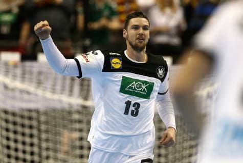.d13. Freude Emotion jubelnd Jubel nach Tor Handball Weltmeisterschaft WM Herren Saison 2018 2019 15.01.2019 Deutschland GER DHB vs.Frankreich FRA