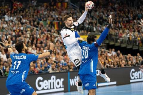 10 Fabian Wiede (Deutschland), Deutschland vs. Frankreich, Weltmeisterschaft, Handball, Männer, 15.01.2019 Deutschland vs. Frankreich, Weltmeisterschaft, Handball, Männer, 15.01.2019 Berlin Copyright: xEIBNER MichaelxSchmidtx EP_MST