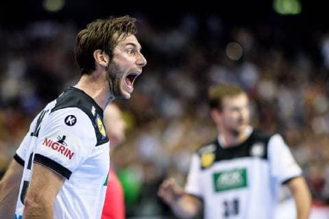 Deutschland vs Frankreich, Handball Weltmeisterschaft 2019, 15.01.2019 Uwe Gensheimer (GER 3) beim Spiel zwischen Deutschland und Frankreich bei der Handball Weltmeisterschaft in Berlin am 15.01.2019, , Berlin BER Germany Mercedes-Benz-Arena