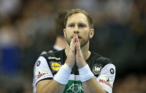 15.01.2019, Handball IHF Weltmeisterschaft Dänemark und Deutschland 2019, Vorrunde, Gruppe A, Deutschland - Frankreich, in der Mercedes-Benz Arena Berlin. Steffen Weinhold (Deutschland)