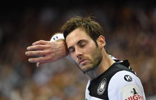 Uwe Gensheimer (Deutschland), enttäuscht Deutschland-Frankreich Germany-France IHF Handball Weltmeisterschaft 2019, Hanball World Championship WM Weltmeisterschaft 2019, Herren, Männer, Maenner, men, Handball, Deutschland, Germany, Vorrunde, Gruppe A, group A Berlin, 15.1.2019