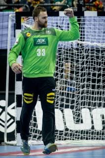 Deutschland vs Frankreich, Handball Weltmeisterschaft 2019, 15.01.2019 Torwart Andreas Wolff (GER 33) beim Spiel zwischen Deutschland und Frankreich bei der Handball Weltmeisterschaft in Berlin am 15.01.2019, , Berlin BER Germany Mercedes-Benz-Arena