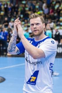 Handball WM, Japan - Island Muenchen, Deutschland 16. Januar 2019: WM 2019 Männer - Gruppe B - Japan vs. Island Arnor Gunnarsson (Island) Jubel Freude Emotion Muenchen Olympiahalle Bayern Deutschland