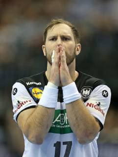 15.01.2019, Handball IHF Weltmeisterschaft Dänemark und Deutschland 2019, Vorrunde, Gruppe A, Deutschland - Frankreich, in der Mercedes-Benz Arena Berlin. Steffen Weinhold (Deutschland)