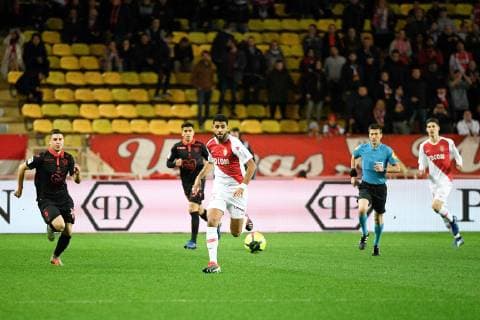 Fußball, AS Monaco - OGC Nizza 15 YOUSSEF AIT BENNASSER (MONA) FOOTBALL : Monaco vs Nice - Ligue 1 Conforama - 16 01 2019 FEP Panoramic 