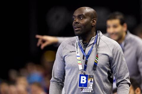 Handball WM, Ungarn - Ägypten 190116 David Davis, head coach of Egypt during the IHF World Handball Championship match between Hungary and Egypt on January 16, 2019 in Copenhagen. Photo: Ludvig Thunman BILDBYRN kod LT 35579 Copyright: LUDVIGxTHUNMAN BB190116LT011