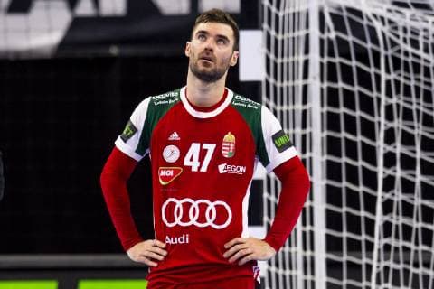 Handball WM, Ungarn - Ägypten 190116 Peter Hornyak of Hungary looks dejected after the IHF World Handball Championship match between Hungary and Egypt on January 16, 2019 in Copenhagen. Photo: Ludvig Thunman BILDBYRN kod LT 35579 Copyright: LUDVIGxTHUNMAN BB190116LT014