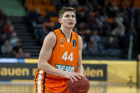 Neu-Ulm, Germany 16.01.2019, Eurocup 13. Spieltag, ratiopharm ulm vs. Lokomotiv Kuban Krasnodar, David Kraemer (Ulm) in Aktion (Harry Langer DeFodi.eu) DeFodi541