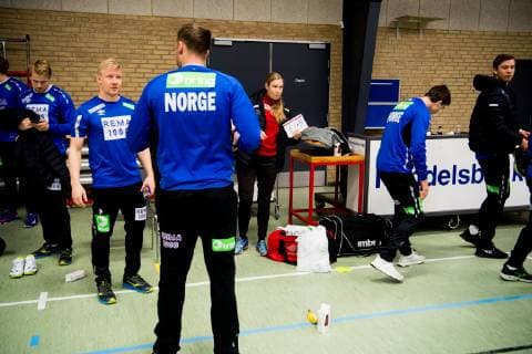 190117 Heidi Tjugum during a training session on January 17, 2019 in Herning. Photo: Jon Olav Nesvold BILDBYRN kod JE 160404 Copyright: JONxOLAVxNESVOLD BB190117JE011