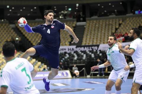 Handball WM, Chile - Saudi-Arabien 26th Mens Handball World Championship WM Weltmeisterschaft Chile vs Saudi-Arabien, 17.01.19 Erwin Feuchtmann (Chile, 04)
