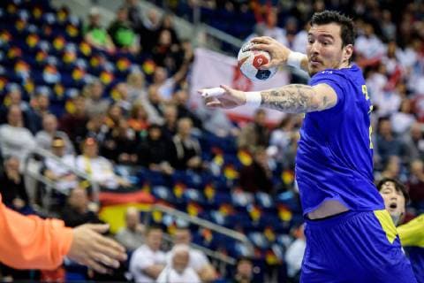 Brasilien vs Korea, Handball Weltmeisterschaft 2019, 17.01.2019 Alexandro Pozzer (BRA 17) beim Spiel zwischen Brasilien und Korea bei der Handball Weltmeisterschaft in Berlin am 17.01.2019, , Berlin BER Germany Mercedes-Benz-Arena