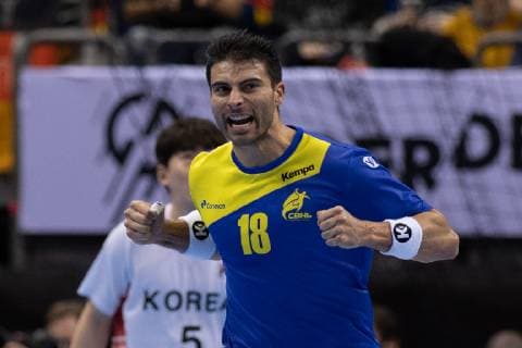 Handball-WM Brasilien - Korea am 17.01.2019 in der Mercedes-Benz Arena in Berlin Felipe BORGES ( Brasilien )