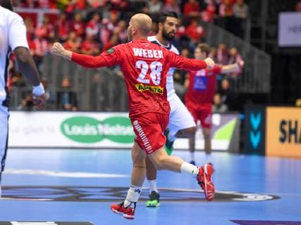 Handball WM, Österreich - Tunesien HANDBALL - IHF WC, AUT vs TUN HERNING,DENMARK,17.JAN.19 - HANDBALL - IHF Men s World Championships, international match Länderspiel Austria vs Tunisia. Image shows Robert Weber (AUT) GEPAxpictures xOliverxLerch