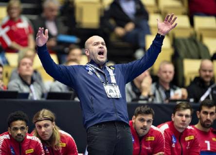 Handball WM, Österreich - Tunesien Coach Patrekur Johannesson of Austria during the men s IHF Handball World Championship WM Weltmeisterschaft Group C match between Austria and Tunisia in Herning, Denmark, Thursday, Jan. 17, 2019.. , Herning Jylland Denmark Copyright: HenningxBagger HenningxBaggerx COP108 spdk20190117-191107-L