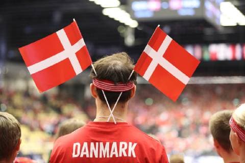 26th Mens Handball World Championship WM Weltmeisterschaft Daenemark vs Norwegen, 17.01.19 Fans Daenemark